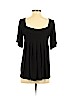 Nine West Black Short Sleeve Top Size M (petite) - photo 2