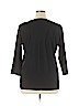 Isaac's Designs Black 3/4 Sleeve Top Size XL - photo 2