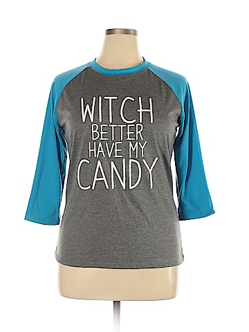 Unbranded 3/4 Sleeve T-Shirt (view 1)