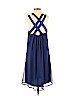 An'ge 100% Polyester Blue Cocktail Dress Size 1 (tall) - photo 2