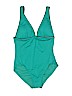 DKNY Teal One Piece Swimsuit Size 6 - photo 1