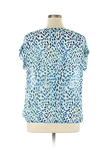 a.n.a. A New Approach Short Sleeve Blouse (view 2)