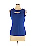 Vince Camuto Blue Sleeveless Top Size L - photo 1