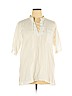 Assorted Brands 100% Cotton White Short Sleeve Blouse Size XL - photo 1