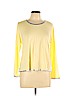 Soft Surroundings 100% Rayon Yellow Long Sleeve T-Shirt Size L (petite) - photo 1