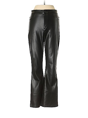 Zara Faux Leather Pants (view 1)