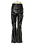 Zara 100% Polyurethane Black Faux Leather Pants Size S - photo 2