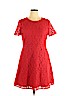 H&M Red Casual Dress Size 14 - photo 1