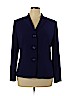 Le Suit 100% Polyester Purple Blazer Size 16 - photo 1