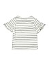 Carter's 100% Cotton Stripes Gray Short Sleeve Top Size 7 - photo 2