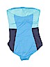 DKNY Blue One Piece Swimsuit Size 10 - photo 2