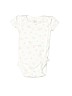 Carter's 100% Cotton White Short Sleeve Onesie 0-3 MO / 3 MO - photo 1