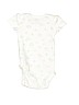 Carter's 100% Cotton White Short Sleeve Onesie 0-3 MO / 3 MO - photo 2