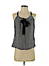 W by Worth 100% Silk Black Sleeveless Silk Top Size 4 - photo 1