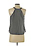 W by Worth 100% Silk Black Sleeveless Silk Top Size 4 - photo 2