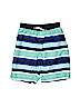 Lands' End 100% Polyester Blue Board Shorts Size 10 - 12 - photo 1