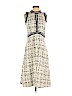 C&M Collection 100% Polyester Ivory Cocktail Dress Size EU 36 / US 6 - photo 1