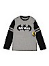 Batman Gray Long Sleeve T-Shirt Size 10 - 12 - photo 1