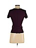 Victoria's Secret Pink Burgundy Short Sleeve Top Size S - photo 2
