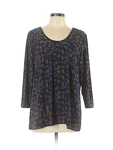 Susan Graver 3/4 Sleeve Top (view 1)