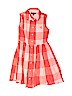 Tommy Hilfiger 100% Cotton Checkered-gingham Pink Dress Size 8 - photo 1