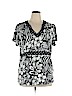 Assorted Brands Black Short Sleeve Top Size 1X - photo 1