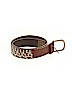 Target 100% Leather Metallic Brown Leather Belt Size M - photo 1