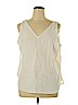 Old Navy 100% Cotton Ivory Sleeveless Blouse Size XL - photo 1