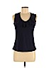 Ann Taylor Blue Sleeveless Top Size M (petite) - photo 1