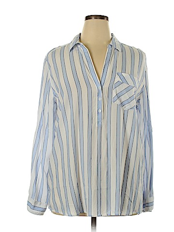 Express Long Sleeve Button-Down Shirt (view 1)