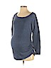Oh Baby By Motherhood 100% Cotton Blue Long Sleeve Top Size M - photo 1