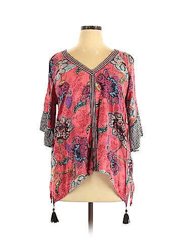 Democracy 3/4 Sleeve Blouse (view 1)