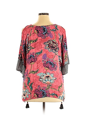 Democracy 3/4 Sleeve Blouse (view 2)