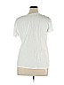 Ann Taylor LOFT Outlet 100% Cotton White Short Sleeve T-Shirt Size XL - photo 2