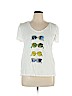 Ann Taylor LOFT Outlet 100% Cotton White Short Sleeve T-Shirt Size XL - photo 1