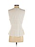 BCBGMAXAZRIA Ivory Sleeveless Top Size M - photo 2