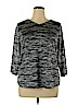 Easywear by Chico's Black Long Sleeve Top Size XL (3) - photo 1