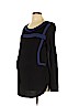 Old Navy - Maternity 100% Polyester Black Long Sleeve Blouse Size L - photo 1