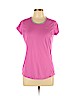 Nike 100% Polyester Pink Active T-Shirt Size L - photo 1