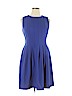 Anne Klein Blue Casual Dress Size 14 - photo 1