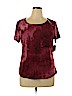 Arizona Jean Company Burgundy Short Sleeve T-Shirt Size XL - photo 1