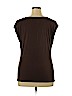 Willi Smith Brown Short Sleeve Top Size XL - photo 2