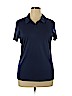 Unbranded 100% Polyester Blue Short Sleeve Polo Size XL - photo 1
