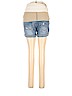 Bella Vida Maternity Blue Denim Shorts Size XL - photo 2