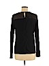 Ann Taylor 100% Polyester Black Long Sleeve Blouse Size M (petite) - photo 2