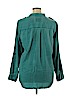 Express 100% Lyocell Green Long Sleeve Button-Down Shirt Size XL - photo 2