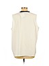 MING WANG 100% Polyester Ivory Sleeveless Blouse Size 0X - photo 2