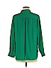 Ann Taylor 100% Polyester Green Long Sleeve Blouse Size M (petite) - photo 2