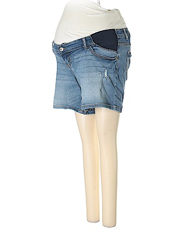 Indigo Blue Denim Shorts (view 1)