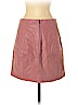 Free People 100% Rayon Pink Faux Leather Skirt Size 4 - photo 2